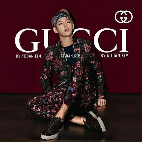 v gucci|kim taehyung gucci model.